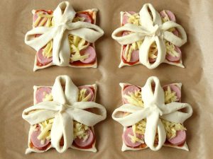 Mini pizza flores