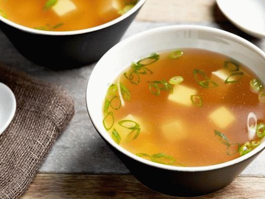 Foto sopa de missô