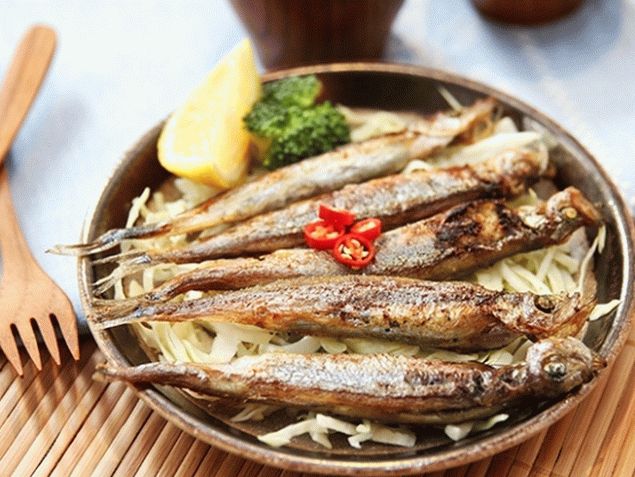 Capelin no forno