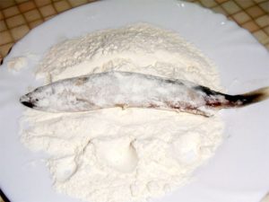 Capelin no forno
