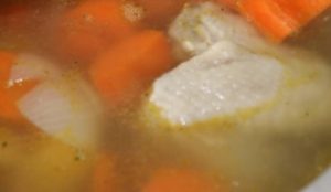 Sopa de creme de cenoura