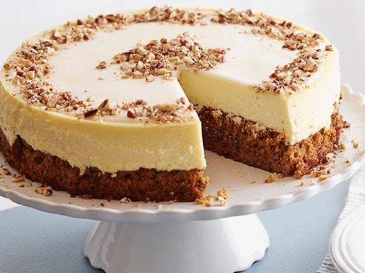 Bolo de Queijo de Cenoura de Foto