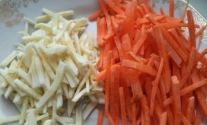 Sopa de Arroz com Cenoura