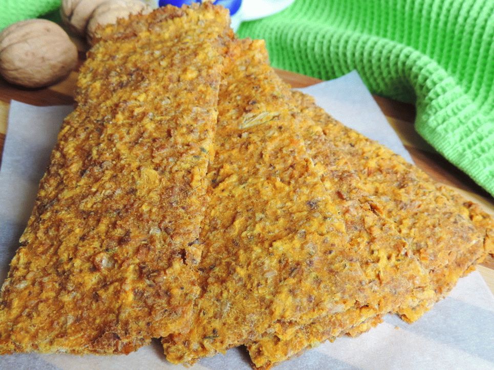Pão de cenoura e cereais