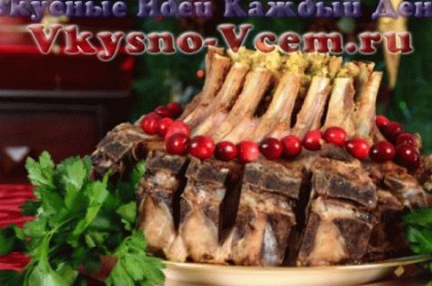 Carne com osso para o feriado