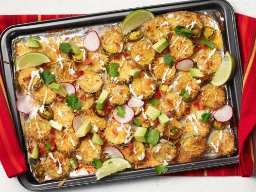 Foto de nachos de abobrinha