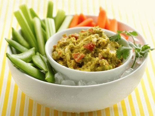 Foto de guacamole com baixa caloria