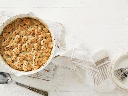 Foto de nhoque com queijo e pimenta