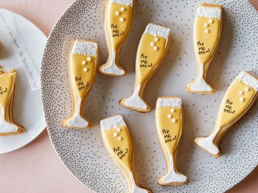 Foto de biscoitos de Natal com previsões
