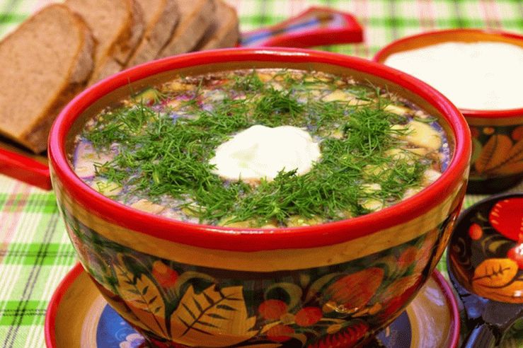 Okroshka é tradicional