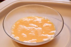 Omelete com legumes