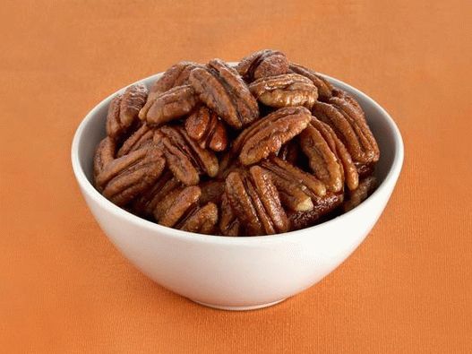 Foto de nozes pecan em Maple Glaze