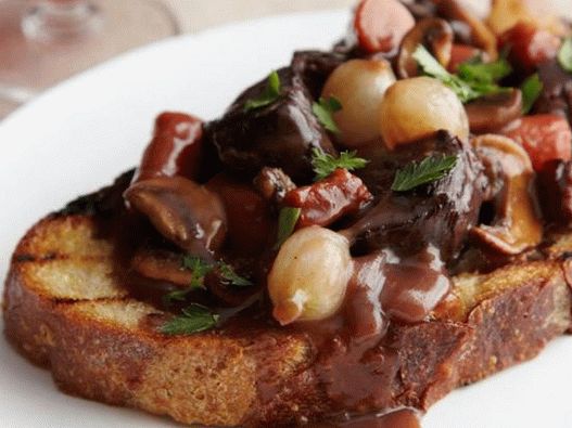 Foto do prato - Beauf bourguignon - uma receita clássica