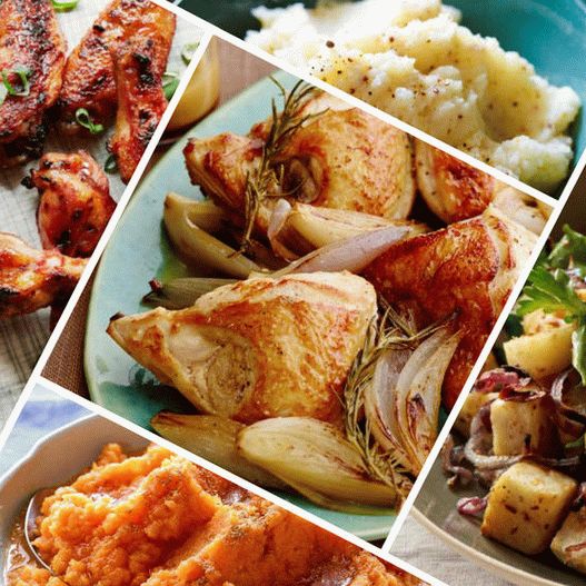 Foto pratos de outono de 5 ingredientes