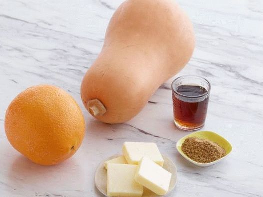 Ingredientes para a receita - Purê de abóbora com coentro
