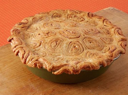Foto do prato - torta de maçã com passas e canela