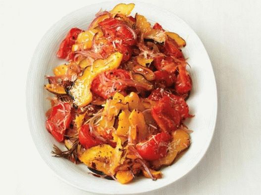 Foto do prato - Abóbora assada com tomate