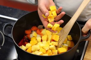 Legumes cozidos picantes