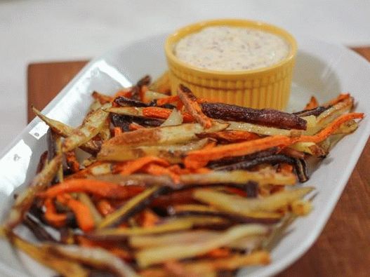 Photo Vegetable varas com molho aioli