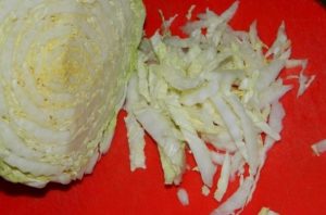 Salada de legumes com sementes de cominho