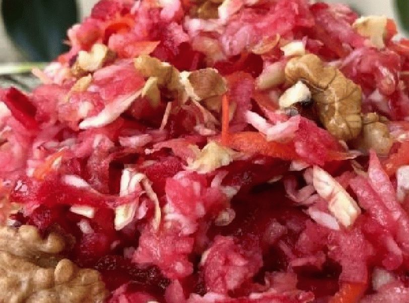Salada de vitaminas vegetais