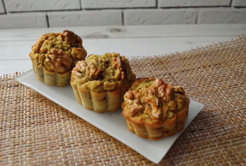 Muffins de aveia no café da manhã
