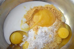 Bolo de requeijão de aveia