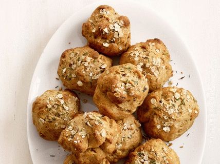 Foto biscoitos de aveia com tomilho