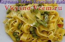 Macarrão com legumes