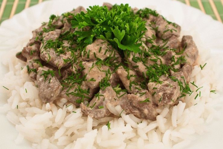 Stroganoff fígado