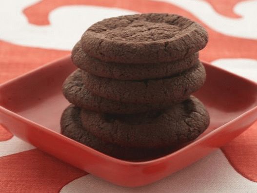 Foto de biscoitos sable com chocolate duplo