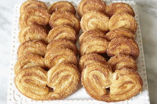 Photo Cookies orelhas de massa folhada com açúcar