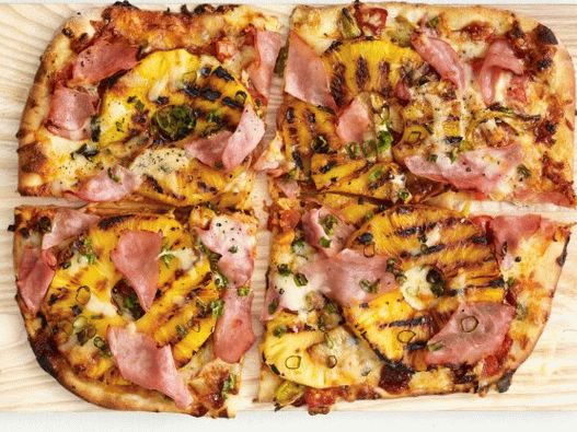 Foto Pizza havaiana para churrasco