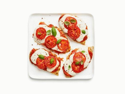 Foto de pizza de frango grelhado