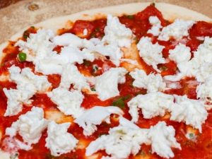 Pizza de espinafre