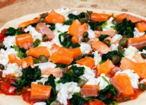 Pizza de espinafre