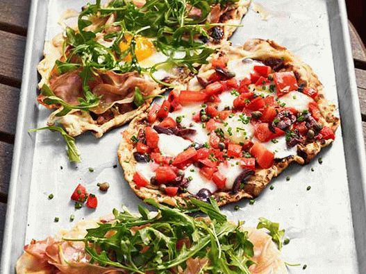 Pizza grelhada
