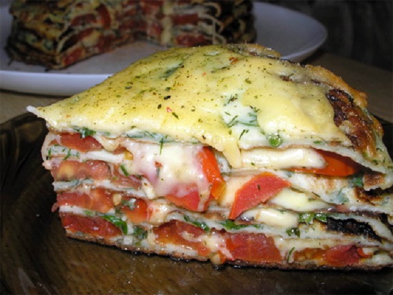 Torta de panqueca