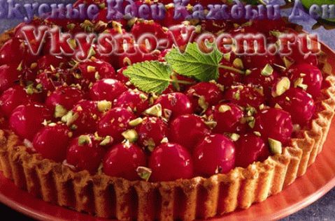 torta de cereja com mascarpone