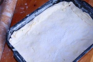 Torta de queijo e cebola