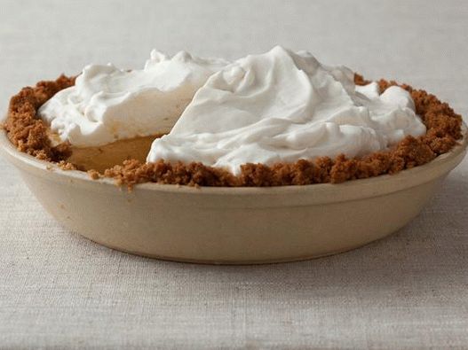 Foto torta com mousse de abóbora sem assar