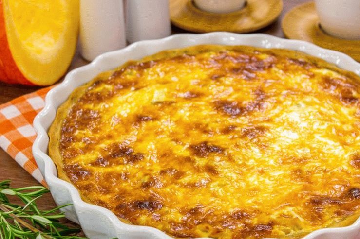 Torta de abóbora com frango