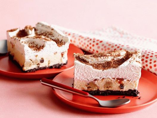 Foto Bolos de bolos com sorvete e massa quebrada