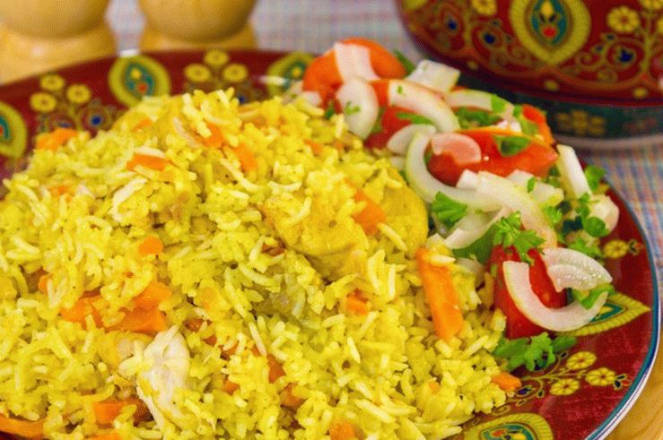 Pilaf de peru