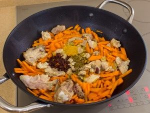 Pilaf de peru