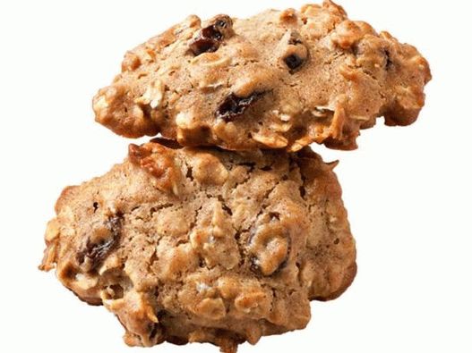 Mel aveia raisin cookies