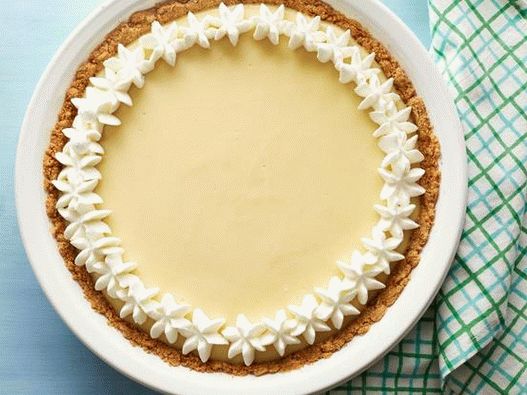 Torta de creme com bananas sem fermento
