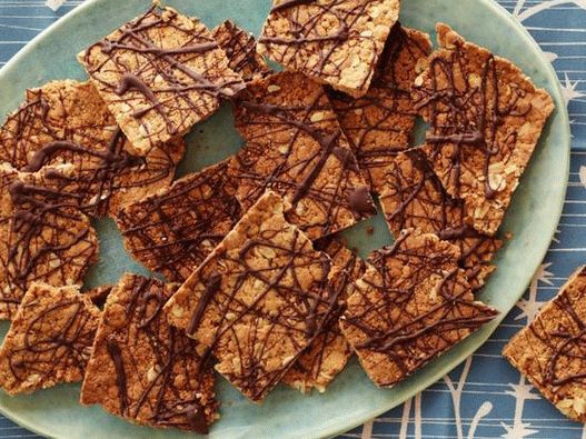 Crackers de manteiga de amendoim crocante