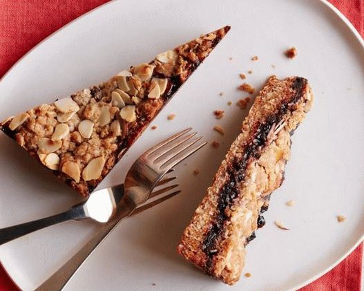 Crumble de cereja com aveia para dois