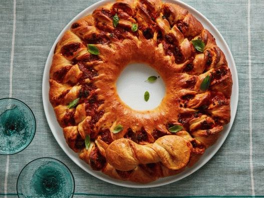 Foto pizza festiva